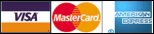 We accept Visa, MasterCard & American Express